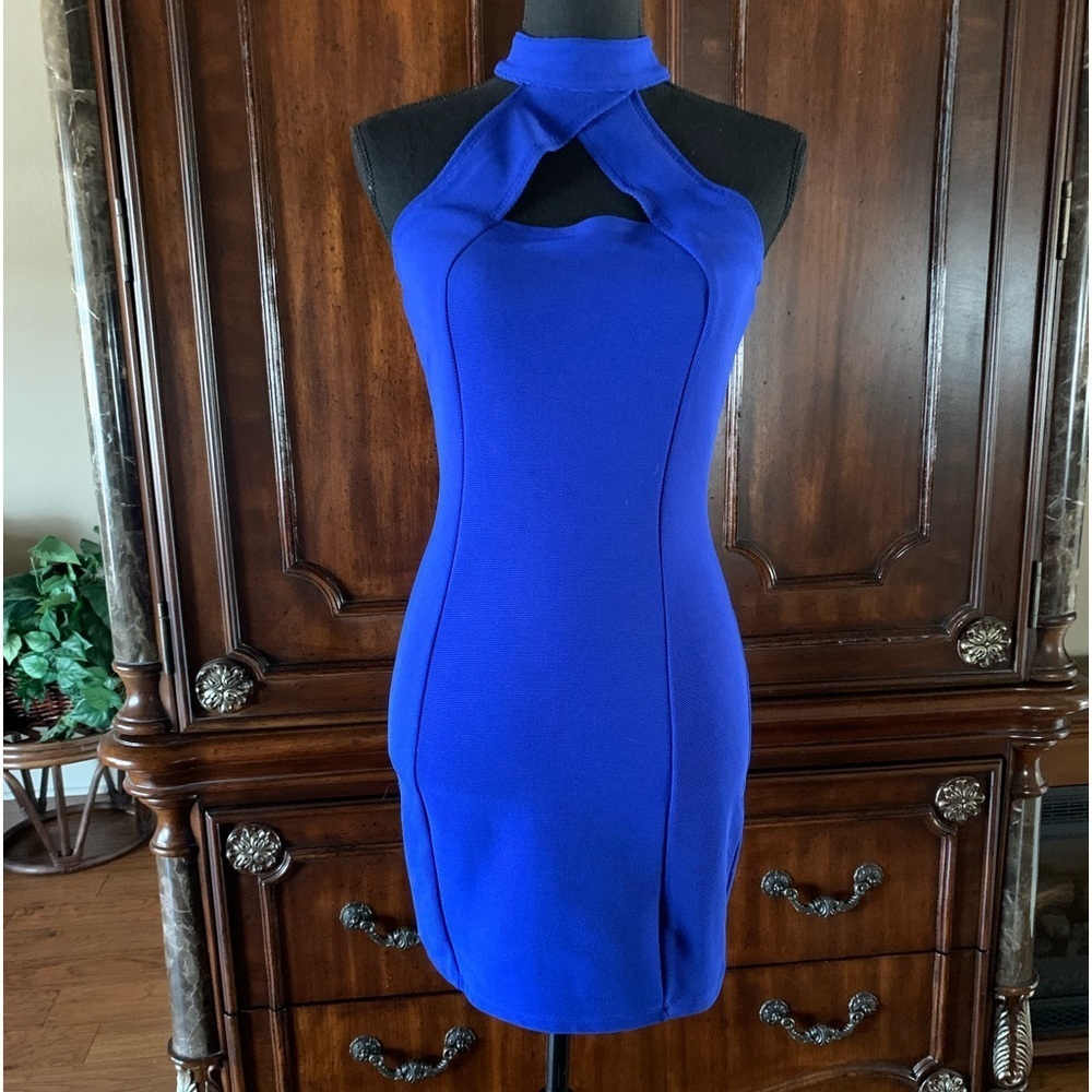 Forever 21 Blue Bodycon Mini‎ Dress